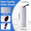 Roller Brush and HEPA Filter for DREAME H12 Pro FlexReach / H15 Pro Wet Dry Vacuum Cleaner Replacement Parts, 2 Roller Brush + 2 HEPA Filters + 1 Cleaning Brush