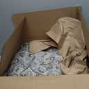 Arden Indoor/Outdoor Rocking Chair Or Wicker Chair Cushion, 20 x 18, Water Repellent, Rain Proof, Fade Resistant Cushion for Rocking Or Rounded Back Chair Neutral Aurora Damask