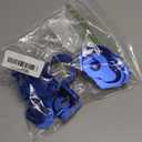 MEUS RACING Transmission Case Gearbox Housing for 272 272R Traxxas VXL 2WD Slash Bandit Rustler Stampede Drag Slash C10 Mustang 5.0 F-150 Raptor (Blue)