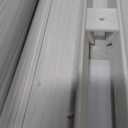 DIYHD 48x80in White Accordion Folding Closet Door, Include Door and Mounting Hardware