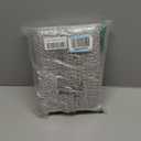 Grandaily Chenille Striped Bathroom Rugs 24x16, Extra Thick and Absorbent Bath Mats, Non-Slip Soft Plush Shaggy Shower Carpet, Machine Wash Dry, Bath Rug for Bathroom, (Small, White)