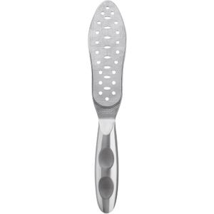 Foot File Callus Remover Stainless Steel Double Sided Foot Scraper, Foot Rasp for Dry and Wet Skin, Pedicure Tool for Feet Hard Skin and Cracked Heels