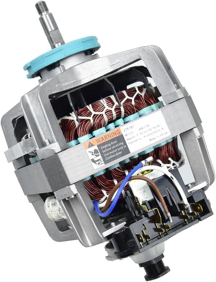 WP279787 Dryer Motor Assembly, Compatible with Whirl-pool Ken-more 27" Dryer, Replaces 279787 661655 8528320 8538320 8538263 8539556 W10250900 AP3094233 PS334287