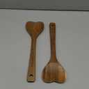 Wooden Heart Spoons - Heart Shaped Wooden Spoon Kitchenware for Cooking with Love, Unique Mother's Day Gifts for Cooks Hostesses Mom Grandma Wife Weddings House Warming Kitchen Accessories (2 PCS)