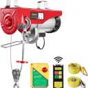 VEVOR 2200lbs Electric Hoist with Wireless Remote Control,110v Electric Hoist with Remote Control, 40ft/20ft Lifting Height & Motor, for Garage Warehouse Factory