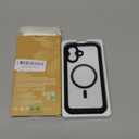 Miracase for iPhone 17 Case 6.3'', Full-Body Bumper Military Drop Protection Outdoor Phone case with Built-in Glass Screen &Camera Control,Easy Installation,No Gap,Compatible with MagSafe,Black