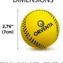 Soft Foam Baseballs Safe Indoor & Outdoor Practice Baseballs for hitting Safety Baseball for Kids & Teenagers with wrist sweatbands Training Foam Balls for Hitting, Throwing & Catching12 Pack