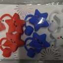 Star straw toppers 6 pieces