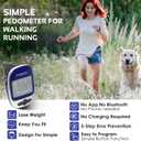 PINGKO Outdoor Multi-Function Portable Sport Pedometer Step/Distance/Calories/Counter