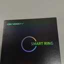 Smart Ring for Women Men, Health Fitness Tracker Ring with Heart Rate/Sleep Tracker/Blood Oxygen/HRV/Stress/Calorie/Steps, IP68 Waterproof for iOS & Android, No APP Fees(Black,11#)