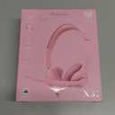 USBC/USBA Wired Headset with Noise Cancelling Microphone | OnEar Office Headphones for PC/Laptop | Mute Button & AllDay Comfort for Call Center, Video Conferencing, Remote Work,Online ClassPink