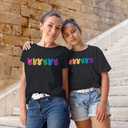 Mommy and Me Easter Outfits Mama and Me Bunny Matching Shirts Cute Peeps Graphic Tee Matching Family Easter Outfits Gray