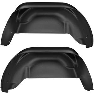 Husky Heavy-Duty Rear Wheel Well Guards for 2019–2026 Silverado 1500 Black 2-Piece Rear Fender Shields (Excludes ZR2, LT & Custom Trail Boss) – 79061
