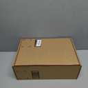 Coutgo Women's Pointed Toe Sandals Slingback Kitten Heel Pumps Slip On Ankle Buckle Dress Shoes (6, Black)