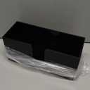 Paper Towel Holder for Countertop, Black Acrylic Napkin Dispenser  Fits Multifold, C-Fold & Z-Fold Trifold Towels, Durable 5mm Thick for Bathroom, Kitchen, Restaurant & Toilet (1pcs)