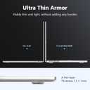 May Chen for MacBook Air 13.6 inch Case A3240 A3113 A2681 M4 M3 M2 Chip, 2025 2024 2023 2022 Release, Ultra-Thin Plastic Hard Shell Case for MacBook Air 13.6" with Retina Display, Abstract Fluid Art