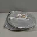 2 in 1, Aidacom Microwave Place Mat & Food Cover- Mat as Bowl Holder, for Splatter Guard, Multi-use: Silicone Trivet, Pot Holders, Drying, Baking, Utensils Rest for Kitchen Counter, Grey 