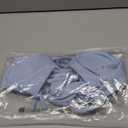 ZAFUL Womens Tropical Print Coconut Tree Tie Knot Front Swimsuit Two Pieces Bikini Set (Medium, Light Blue)