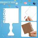 DoubleFill 24 Pcs Graduation Sublimation Blanks 2026 Grad Fans Sublimation Class of 2026 Photo Frame 4 x 7 Handheld Fan Shaped Picture Frame for Grad Gifts Desk Home Middle High School College