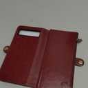 XcaseBar for Google Pixel 6A Wallet case with Zipper Credit Card Holder【RFID Blocking】, Flip Folio Book PU Leather Phone case Shockproof Cover Women Men for Google Pixel 6A case Wine Red
