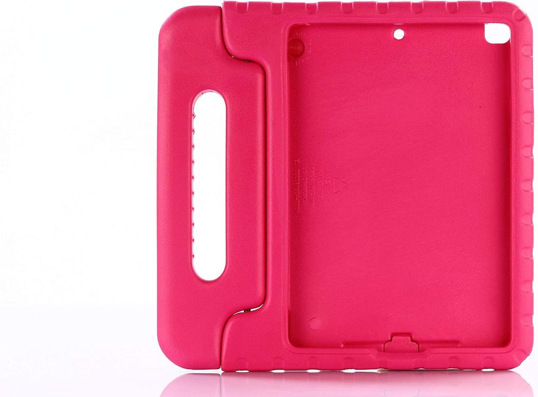 Case for iPad Air 2 & iPad 6 & iPad Air 1 & iPad 5 (9.7 inch), EVA Foam Bumper Protective Light Weight Shockproof Handle Stand Kids Case Cover for iPad Air 2 & iPad 6 & iPad Air 1 & iPad 5 (9.7 inch) (Rose Red)