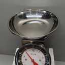 Taylor Mechanical Kitchen Food Scale with Bowl, Weighs Up to 11lbs, Measures in Grams and Ounces, Analog Cooking Scale for Baking, Black and Silver