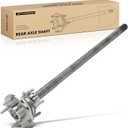 A-Premium Rear Left Axle Shaft Assembly w/Axle Bearing and Seal Compatible with Jeep JK Series Wrangler 2007-2017 Rubicon or Unlimited Rubicon, Wrangler JK 2018 Rubicon or Unlimited Rubicon, 3.6L 3.8L