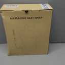 Massaging Heating Pad for Neck and Shoulders and Back, 24" x 35" Large Electric Heating Pad for Back Pain Relief with 3 Heat Levels, 4 Massage Settings, 2H Auto Shut-Off, 2 Massage Motors,Grey