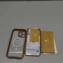 Miracase Magnetic for iPhone 16 Pro Max Case 6.9'' [Compatible with MagSafe] Full-Body Phone case with Built-in Glass Screen Protector& Camera Protector,Drop Proof 16 Pro Max Cover,Desert Brown