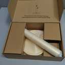 Ivilon Paper Towel Holder Stand - Steady and Easy Tear - Fits All Paper Towel Rolls - Gold Polished