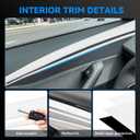 Front & Rear Door Panel Trim Cover Compatible with Tes-la Model Y 2025 2026 Refreshed Juniper, [Matte White] Door Inner Armrest Panel Cover Decorative Accessories, 4 PCS