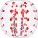 VEVOR Inflatable Bumper Ball, 4FT/5FT Body Sumo Zorb Balls for Teen, 0.8mm Thick PVC Human Hamster Bubble Balls for Outdoor Team Gaming Play, Bumper Bopper Toys for Garden, Yard, Park