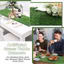 Artificial Grass Table Runners-13 x 36 Inches Faux Grass Table Runner for Golf Themed Party,Synthetic Turf Table Runner for Wedding Party, Birthday, Banquet, Baby Shower, Home Decor