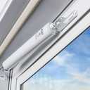 Wright Products Standard Duty Pneumatic Screen & Storm Door Closer Adjustable Closing Speed, Quiet Operation, Easy Installation (Transitional, White)