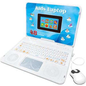 Kids Laptop, Color Screen Educational Laptop with 48 Learning Modes, Laptop for Kids Ages 5+