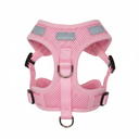 EcoBark Small Dog Harness - Step in Reflective Soft Luxury Mesh Ultra Padded Harness for Puppies, Toy Breeds, and Small Dogs - Comfortable & Secure Halter - Adjustable Pet Vest Wrap (Small, Pink) (Small- 7 to 10 lbs - Chest Up to 14 in (Pack of 1))