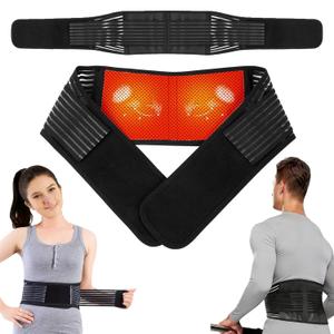 Back Support with Magnet, Tourmaline Magnetic Back Braces for Lower Back Pain Relief, Self Heating & Soothing Waist Band, Lumbar Support Belt for Herniated Disc/Sciatica (Medium)