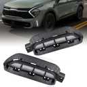 Switchback White/Amber LED Front Bumper Fog Light DRL Amber Sequential Turn Signal Feature Compatible with Kia Sportage 2023 2024 X-Pro Prestige Replacement Front Bumper Trim