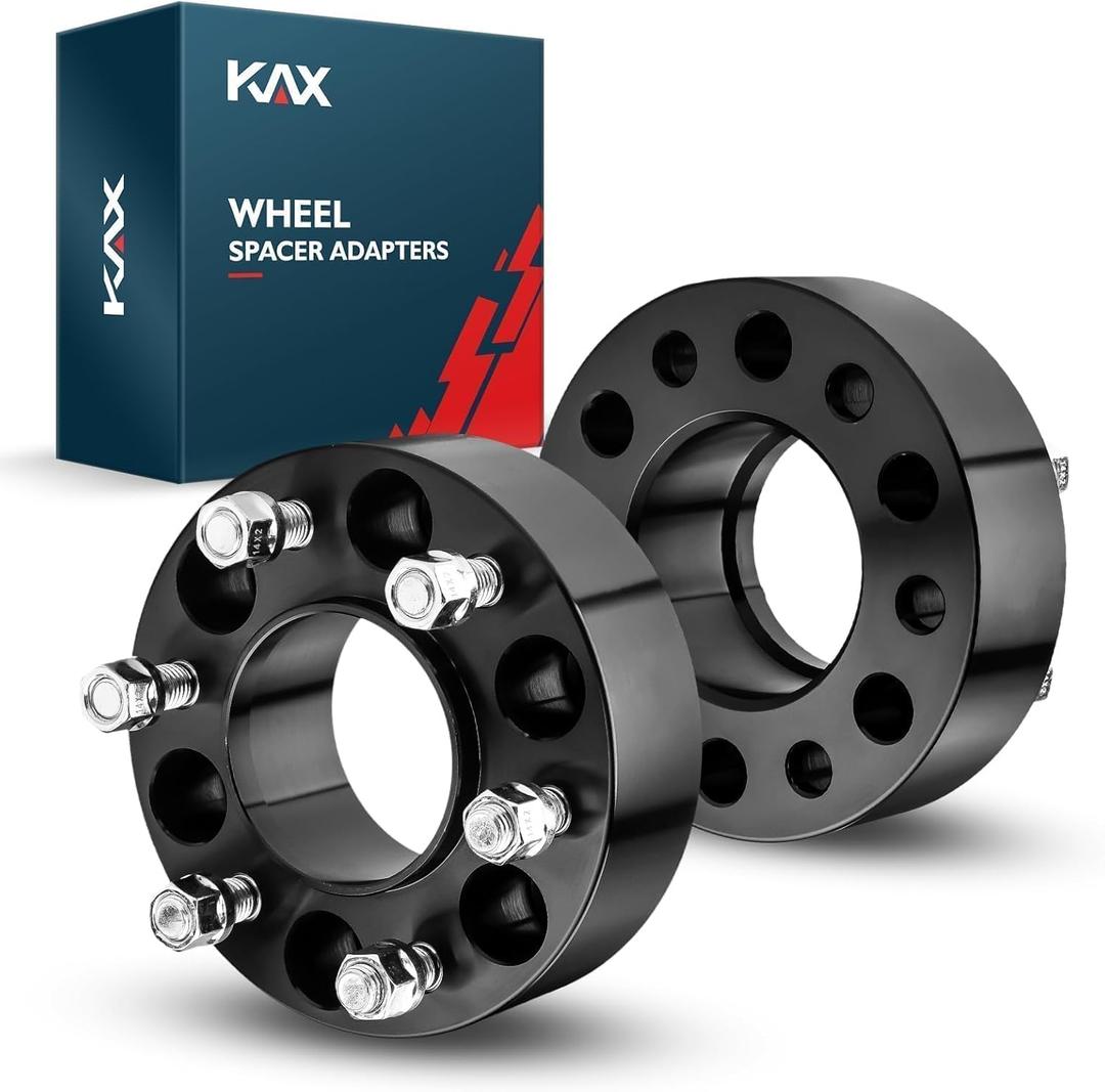 KAX 6x135mm Wheel Spacers,2 inch 6 Lug Hub Centric Wheel Spacers fit for F-15-0, Expedition, Mark LT, Navigator, F-15-0 Heritage with M14x2 Studs 87mm Hub Bore,2Pcs