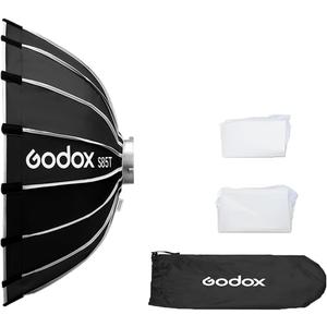 Godox S85T 85cm/33.5in Quick Release Umbrella Softbox Professional Foldable Softbox with Standard Bowen Mount & Diffusers for Photography Studio Photography Portrait Live Stream