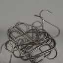 S Hooks for Hanging Plants, Clothes, S Shaped Hooks Made of Stainless Steel, Heavy Duty S-Hooks, 20 Pack