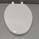 Kohler K-20110-0 Brevia Elongated Toilet Seat with Grip-Tight Bumpers, Quiet-Close Seat, Quick-Attach Hardware, White