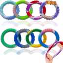 10PCS Sensory Fidget Toys for Kids Adults-Stretchy Fidget Bracelet&exture,Calming Autism Sensory Toys for Needs Autistic Children,Calm Down Toy for Toddler Girls Boys