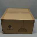 ELYONA Industrial Pendant Light 12" Hammered Metal Dome Hanging Lamp Solid Wood Pendant Light Fixtures for Kitchen Island, Farmhouse, Dining Room, Sink, Bedroom, Hallway, Modern Blue