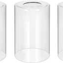 Clear Glass Shades Replacements 3-Pack Shade Cover Globes for Light Fixtures