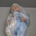 Aori Reborn Baby Dolls Boy - 18'' Realistic Newborn Baby Doll with Blue Feeding Set & Birth Certificate - Lifelike Weighted Body for Role Play, Gift for Kids Ages 3+