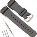 Watch Strap Compatible with Casio G-shock DW-9052 DW-004C DW6900 GW6900 71606395 Replacement Band Men's Waterproof Sport Rubber Watch Accessories