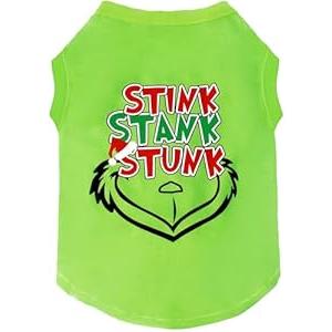 Green Monster Dog Costume,Halloween Christmas Dog T-Shirts Clothes Outfit for Pets Small Medium Large Dogs Cats(Small) (S(6-9lb))