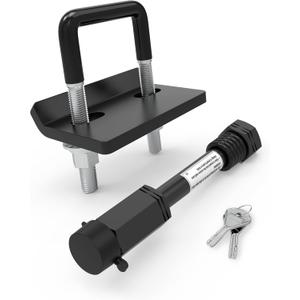 DEEAGLE Anti Rattle Hitch Pin Set, Include 2 Hitch Tightener, 5/8 Dia Locking Hitch Pin, Boat RV Trailer Accessories