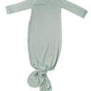 Copper Pearl Baby Gown - Knotted Newborn Sleepers for Baby Boy and Girl, Soft Stretchy Long Sleeve Infant Gowns with Bottom Tie and Hand Mittens, Perfect Hospital Coming Home Outfit (Briar)